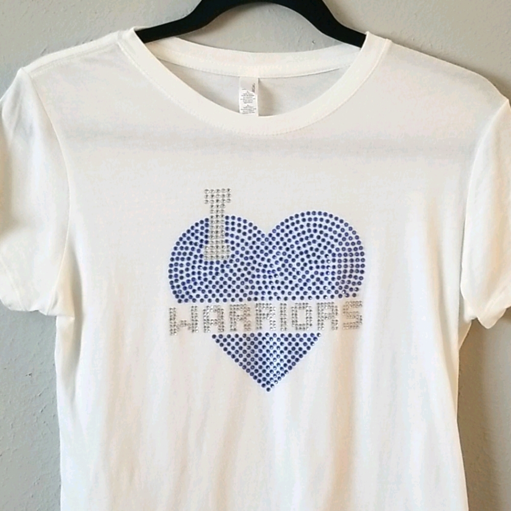 Custom Rhinestone Warriors Spirit Shirt